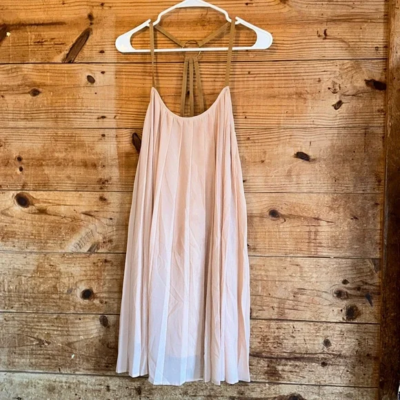 entro | Dresses | Entro Dusty Rose Pleated Dress | Poshmark